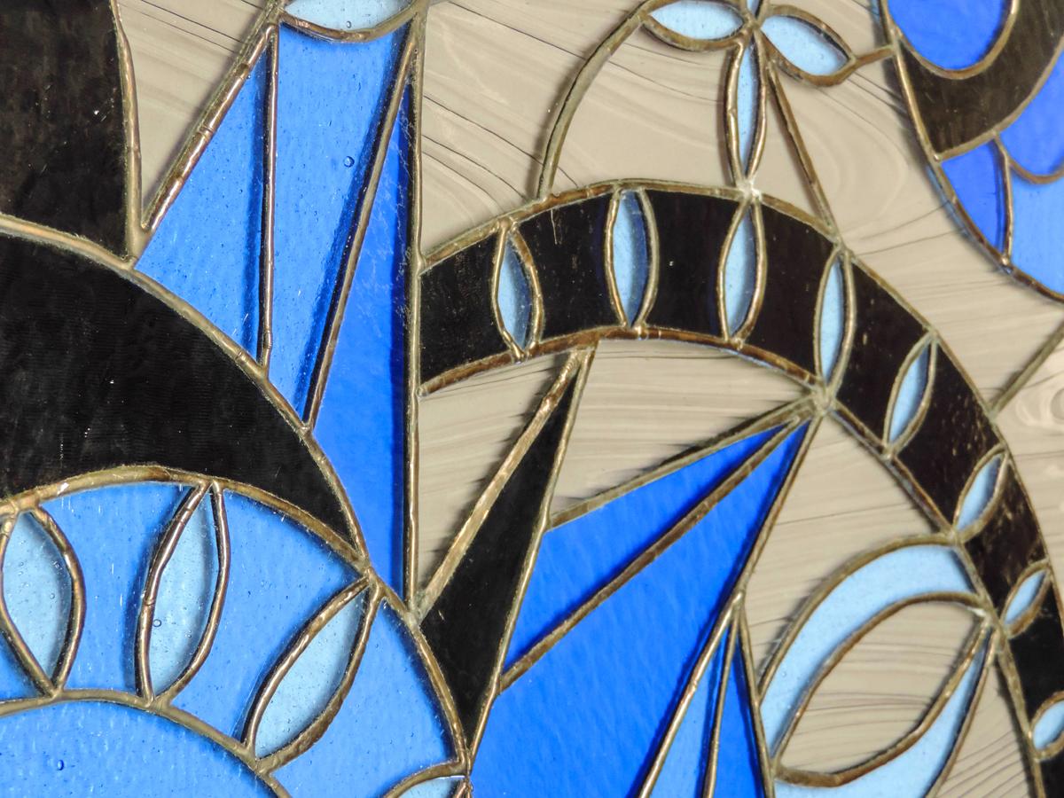 Close up Image of Stained Glass